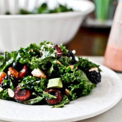 Triple Berry Kale Salad