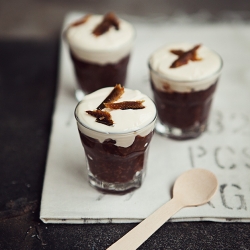 Champorado Amaretto Shots