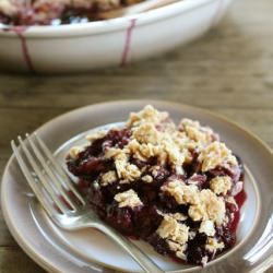 Peach Blueberry Crisp