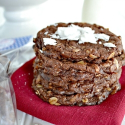 Chocolate Oatmeal Coconut Cookies