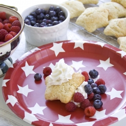 Raspberry Blueberry Shortcakes