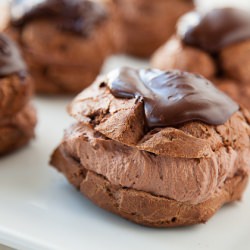 Chocolate Choux a La Creme