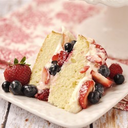 Berry Almond Butter Cake