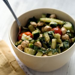 Caprese Salad with Cucumbers