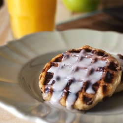 Cinnamon Roll Waffles