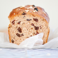 Raisin Cinnamon Wheat Bread