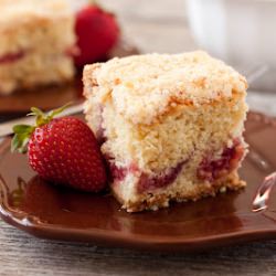 Strawberry Coffee Cake