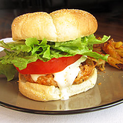 Buffalo Chicken Burgers