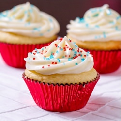 Red White & Blue Cupcakes