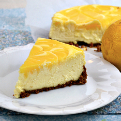 Lemon Ginger Cheesecake