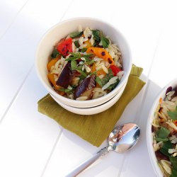 Grilled Vegetable Orzo Salad