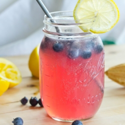 Sparkling Blueberry Lemonade