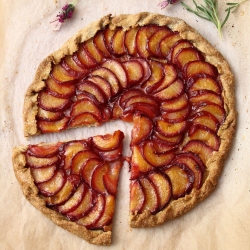 Rustic Plum Galette