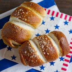 Pretzel Hot Dogs