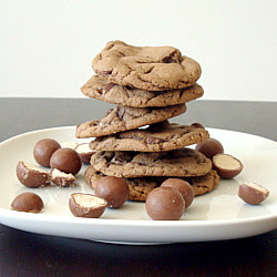 Chocolate Malted Cookies