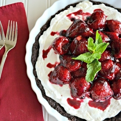 No Bake Strawberry Pie