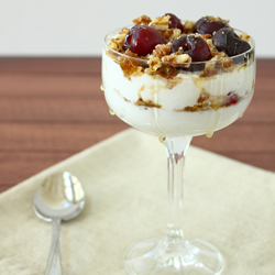 Cherry, Walnut, & Honey Parfait