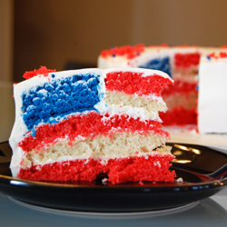 Flag cake