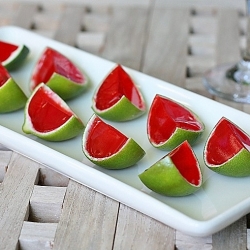 Watermelon Lime Jello Shots