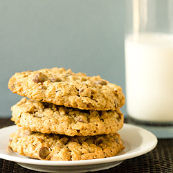 Espresso Oatmeal Choc Chip Cookies