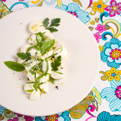 Bocconcini, herbs & lemon salad