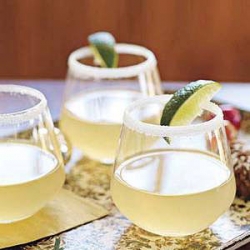 Rum-Spiked Ginger Margaritas