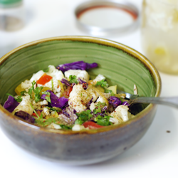 Spicy Live Cauliflower Salad