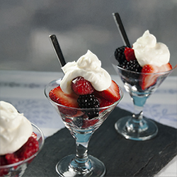 Celebration Berries with Cream