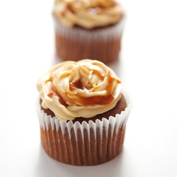 Salted Caramel & Chocolate Cupcakes