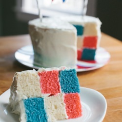 Checkerboard Pattern Cake