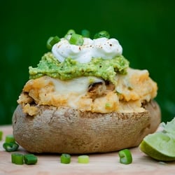 Stuffed Taco Potato