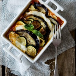 Zucchini, Eggplant & Mozzarella