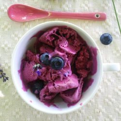 Blueberry & Lavender Ice cream