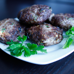 Spicy Bison Paleo Burgers