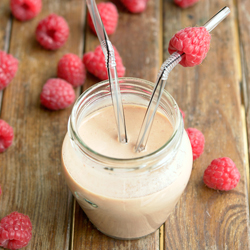 Coffee & Raspberry Iced Shake