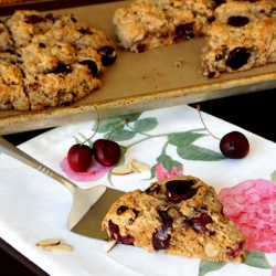 Whole Grain Cherry Almond Scones