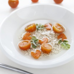 chicken broth w/ coriander