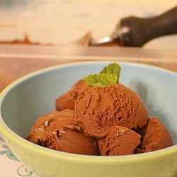 dark choc gelato