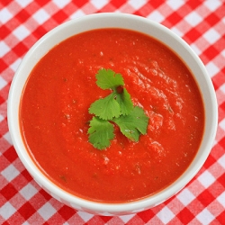 Capsicum and Tomato Soup