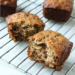 Mini Banana Bread Loaves