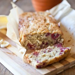 Coconut Raspberry Banana Bread