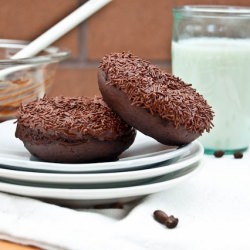 Double Chocolate Coffee Doughnuts