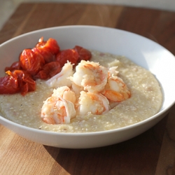 Butter-Poached Shrimp and Grits