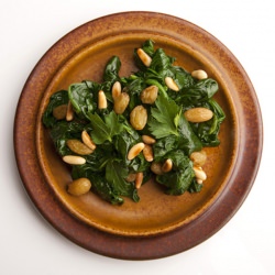 Spinach, Raisins, Pine Nuts