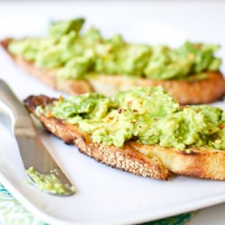 Avocado-Chile Tartines