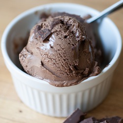 Coconut milk ice cream