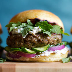 Mediterranean-Spiced Lamb Burger