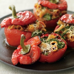 Pasta-Stuffed Peppers