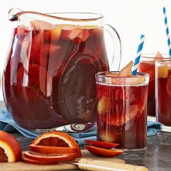 Pomegranate Sangria Mocktail