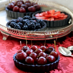 Chocolate Pie with Fruit